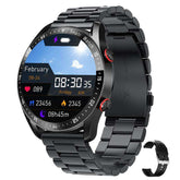 Steel Strap Smart Watch HW20 Men ECG+PPG Waterproof BT Call Heart Rate Monitoring Message Reminder Sports Smartwatch